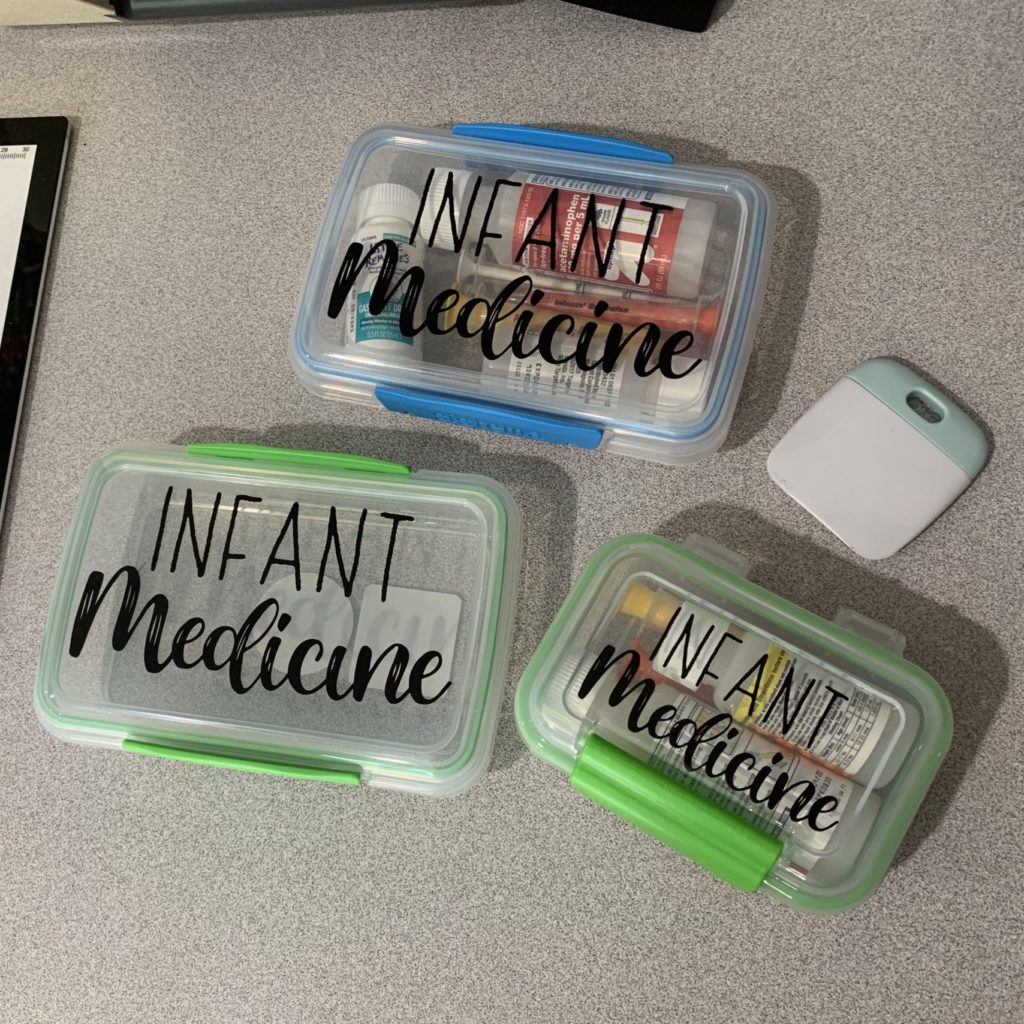 DIY Secure Infant Medicine Container